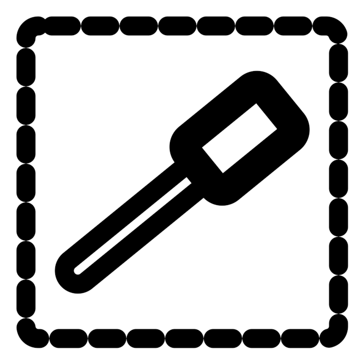 Line,eraser,computer Icons - Eraser Tool In Computer Clipart (750x750), Png Download