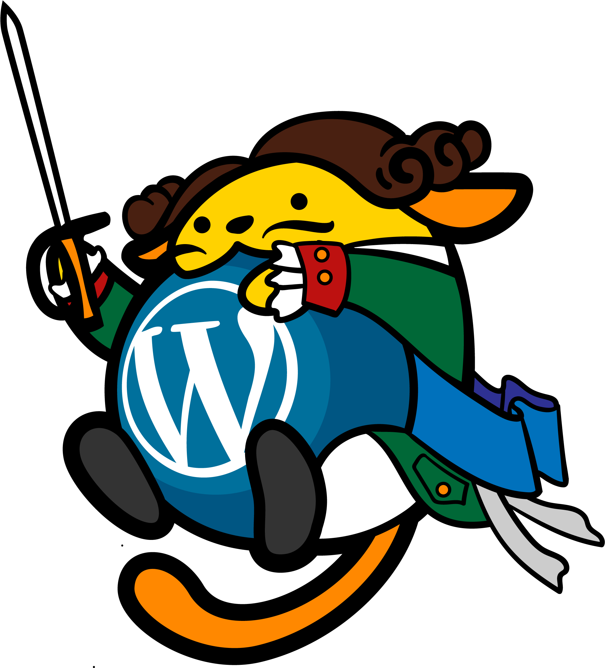 Wordpress Wapuu Clipart (3000x3000), Png Download