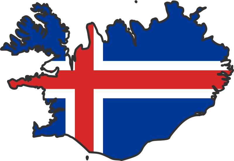Iceland Flag Clipart (800x553), Png Download