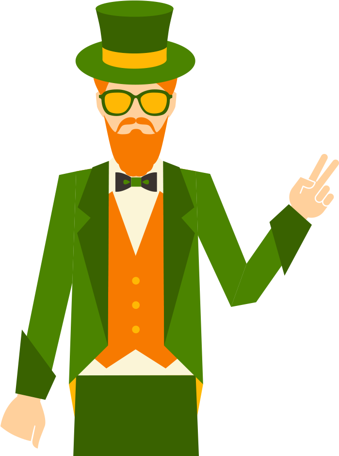 St Patrick Day Illustration Clipart (998x1000), Png Download