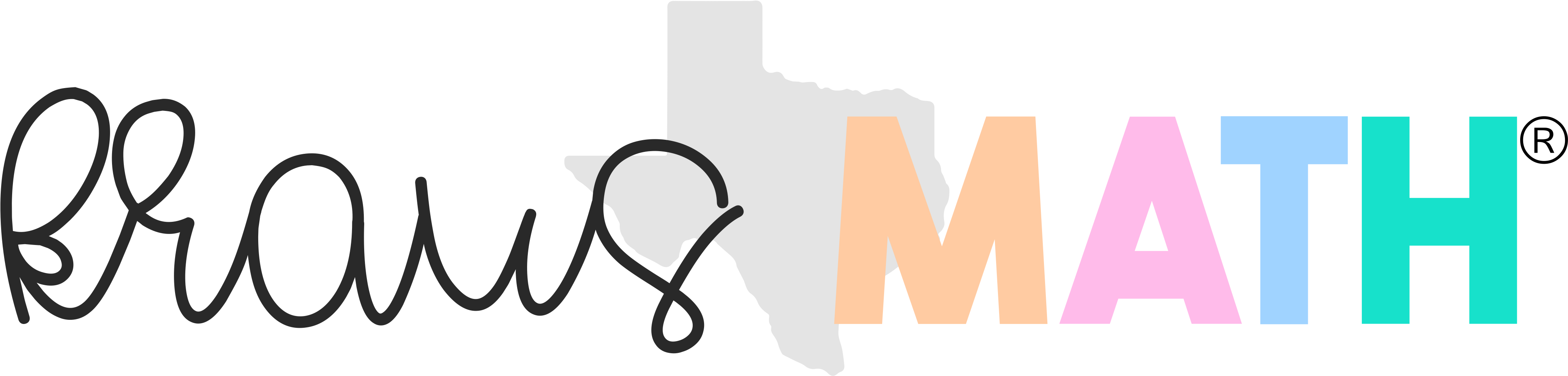 Kraus Math - Calligraphy Clipart (4270x1538), Png Download