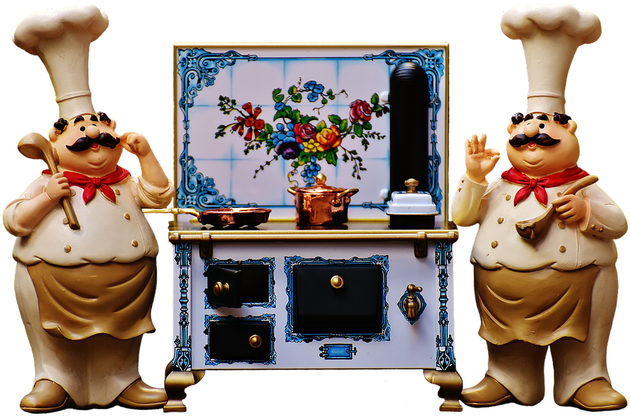 Transparent Vintage Cooking Clipart - Kitchen - Png Download (892x589), Png Download