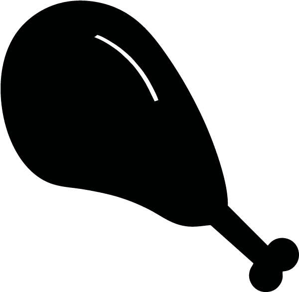 Chicken Leg Piece Icon Clipart (750x750), Png Download