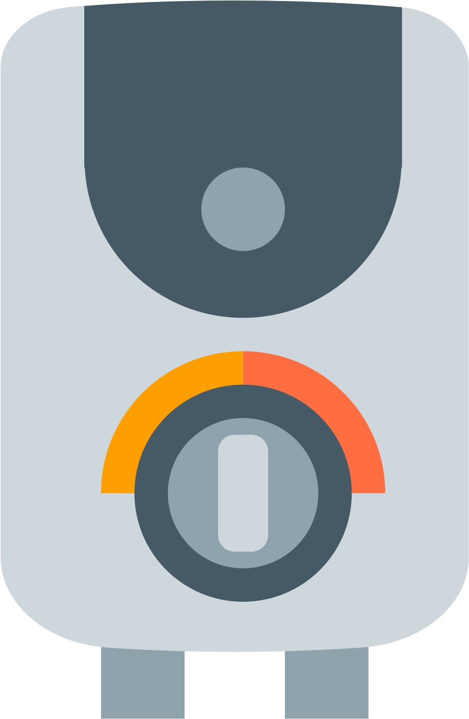 Heat Vector Furnace - Water Heater Geyser Icon Clipart (1600x1600), Png Download