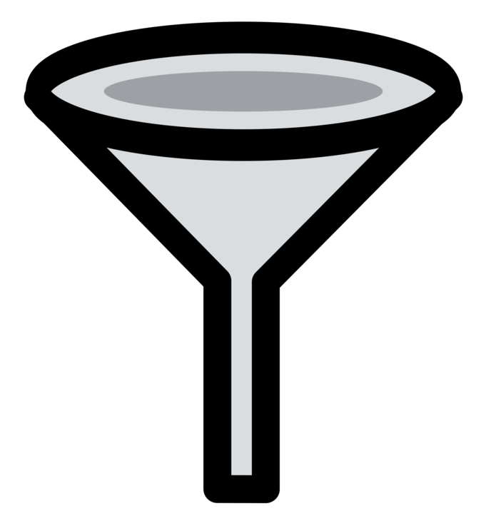 Martini Glass,glass,tableware - Filter Clipart Black And White - Png Download (750x750), Png Download