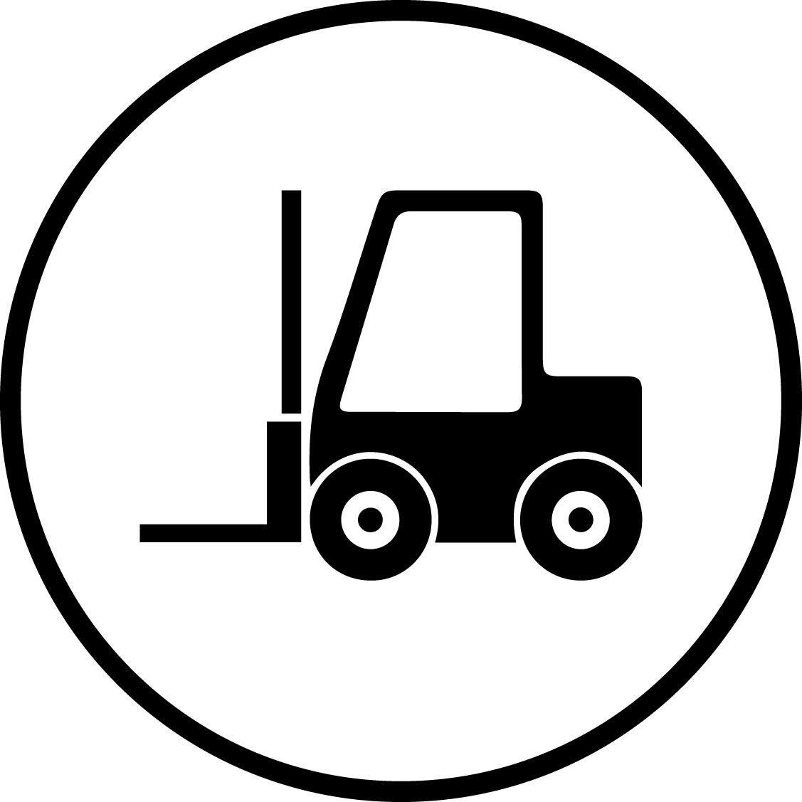 Fork Lifts - Forklift Clipart (1127x1127), Png Download