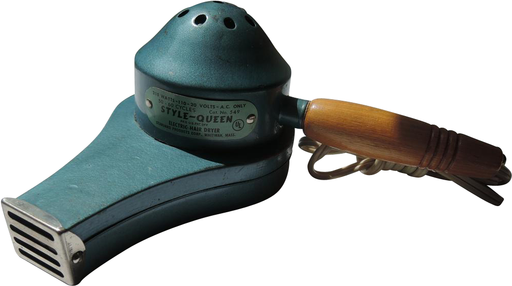 $35 45 1950"s Style Queen Metallic Blue Hair Blower - Portafilter Clipart (1003x562), Png Download