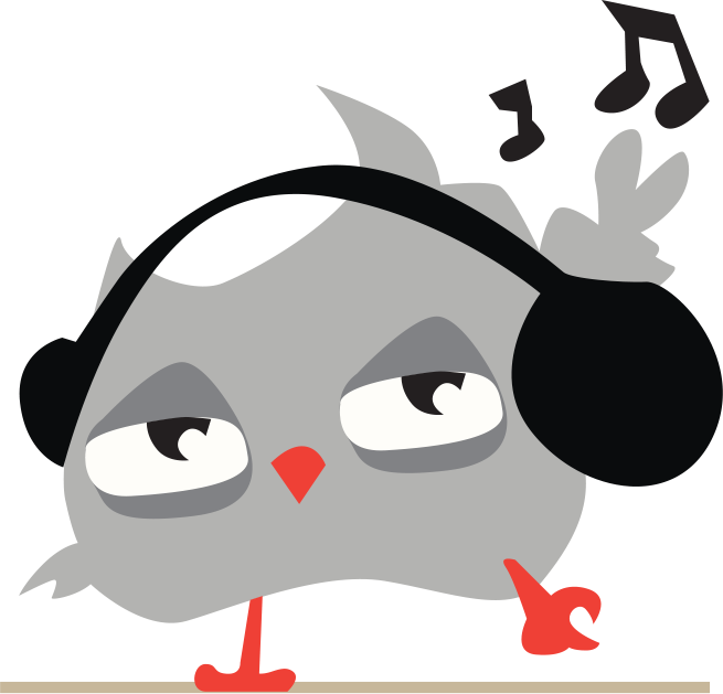 Listening - Cute Birds Clipart (655x629), Png Download