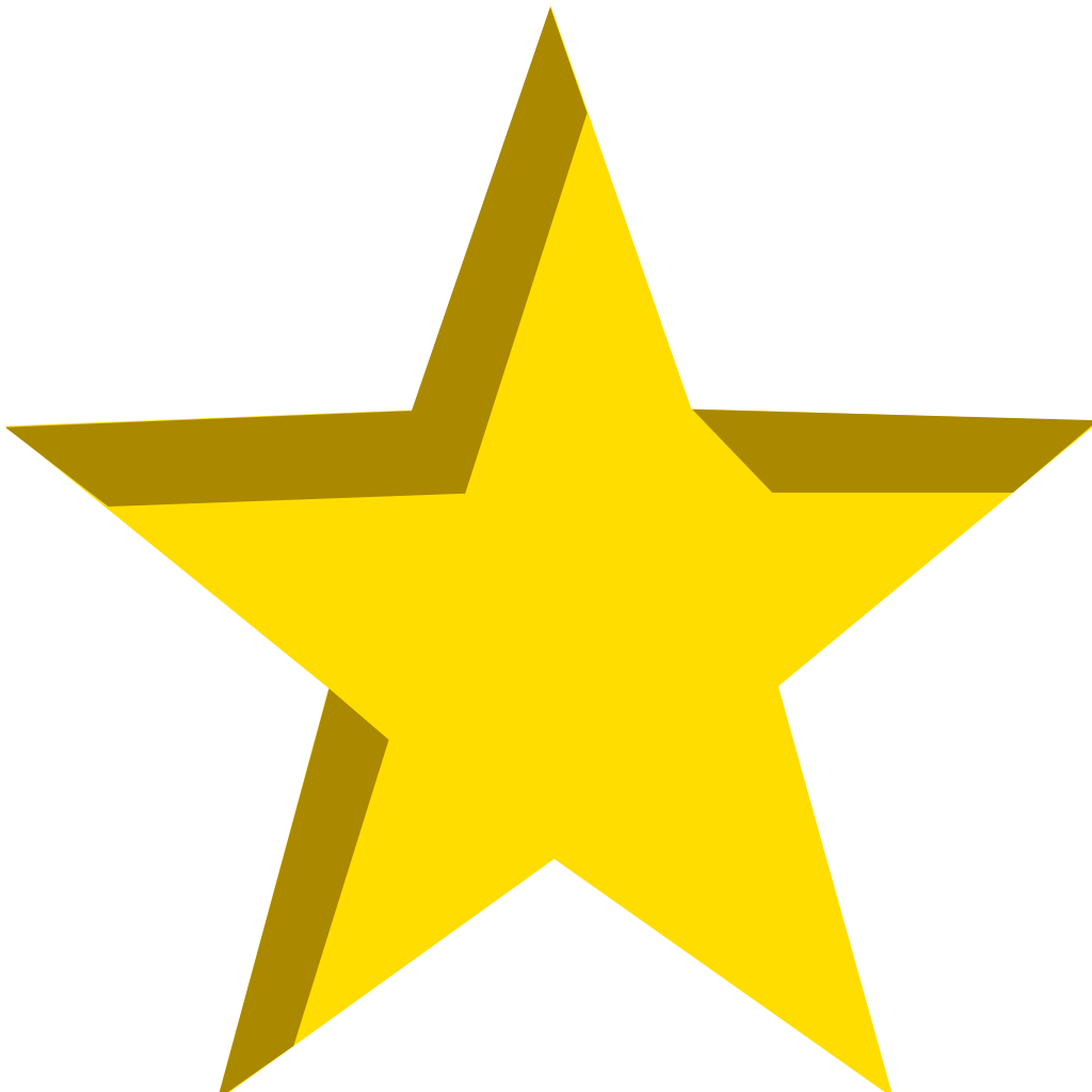 Star Sprite Clip Art - Orange Star Png Transparent Png (1024x1024), Png Download