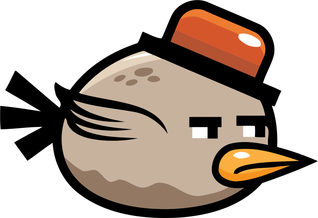Water Bird,artwork,beak - Flappy Bird Png Clipart (1094x750), Png Download