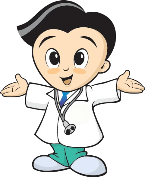 Doctor Png Clipart - Funny Doctor Cartoon Transparent Png - Full Size