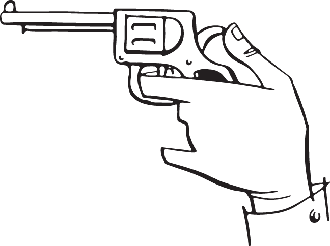 Man Points Gun To Head"
 Data-zoom="//cdn - Points A Gun Png Clipart (648x484), Png Download