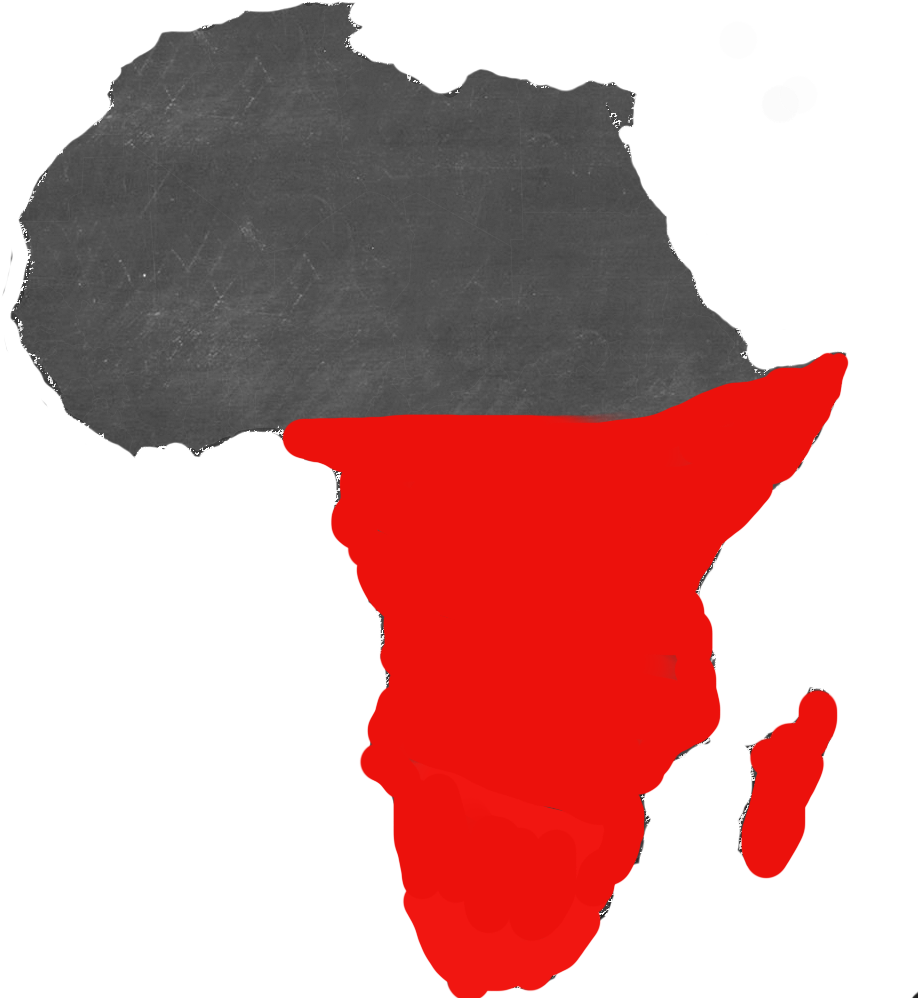 Africa Continent Map Png Clipart (1000x1000), Png Download