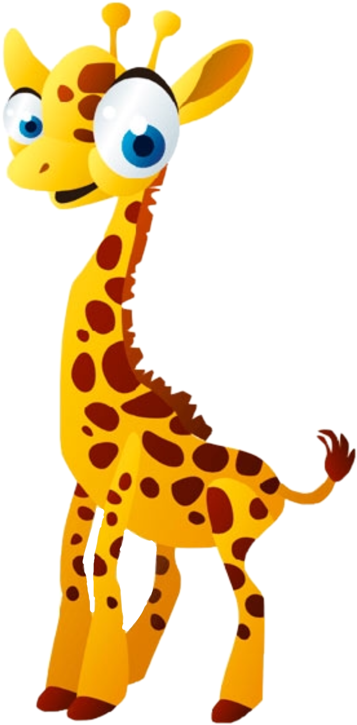 Giraffe Clipart (707x1436), Png Download