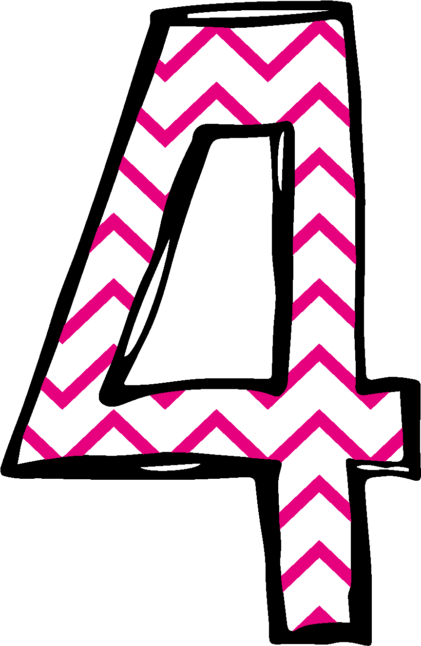 Number 4 Clipart - Png Download (923x1436), Png Download