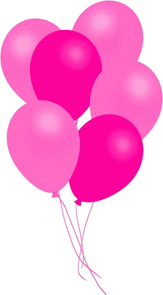 Baby Pink Balloons Png - Red Balloons Clipart Transparent Png (891x1299), Png Download
