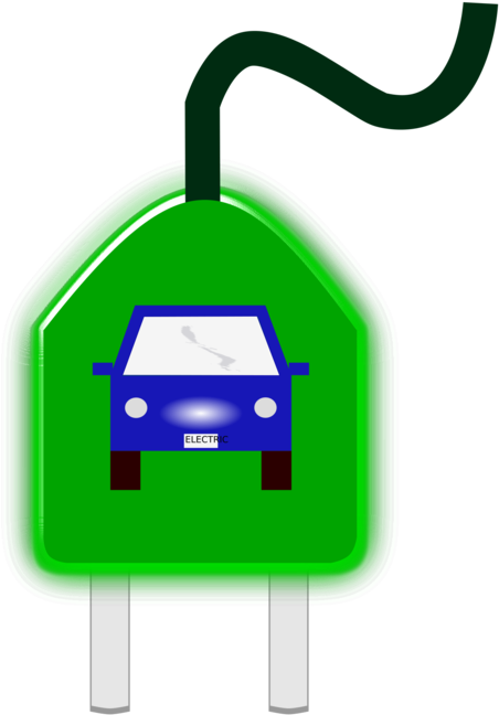 Grass,angle,area - Electric Car Clipart (530x750), Png Download