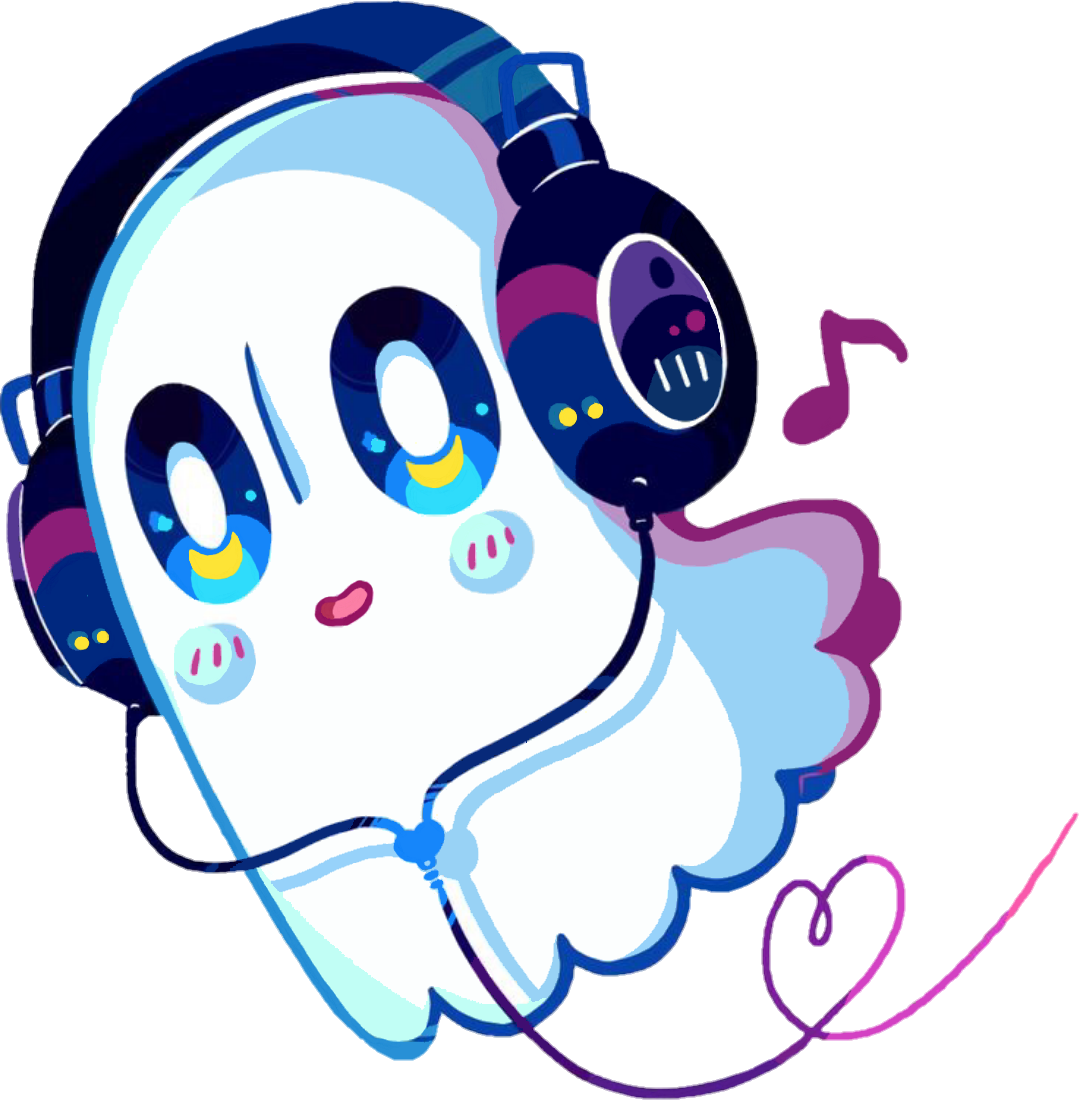 #music #ghost #cute #colorful #love #heart #halloween - Undertale Blooky Clipart (1080x1103), Png Download
