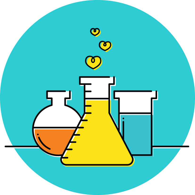 Kind Clipart Random Act Kindness - Science Transparent Test Tubes - Png Download (829x829), Png Download