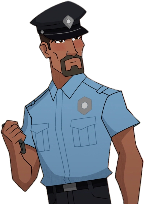 Big Hero 6 Character Chief Cruz - Military Officer Clipart (534x712), Png Download