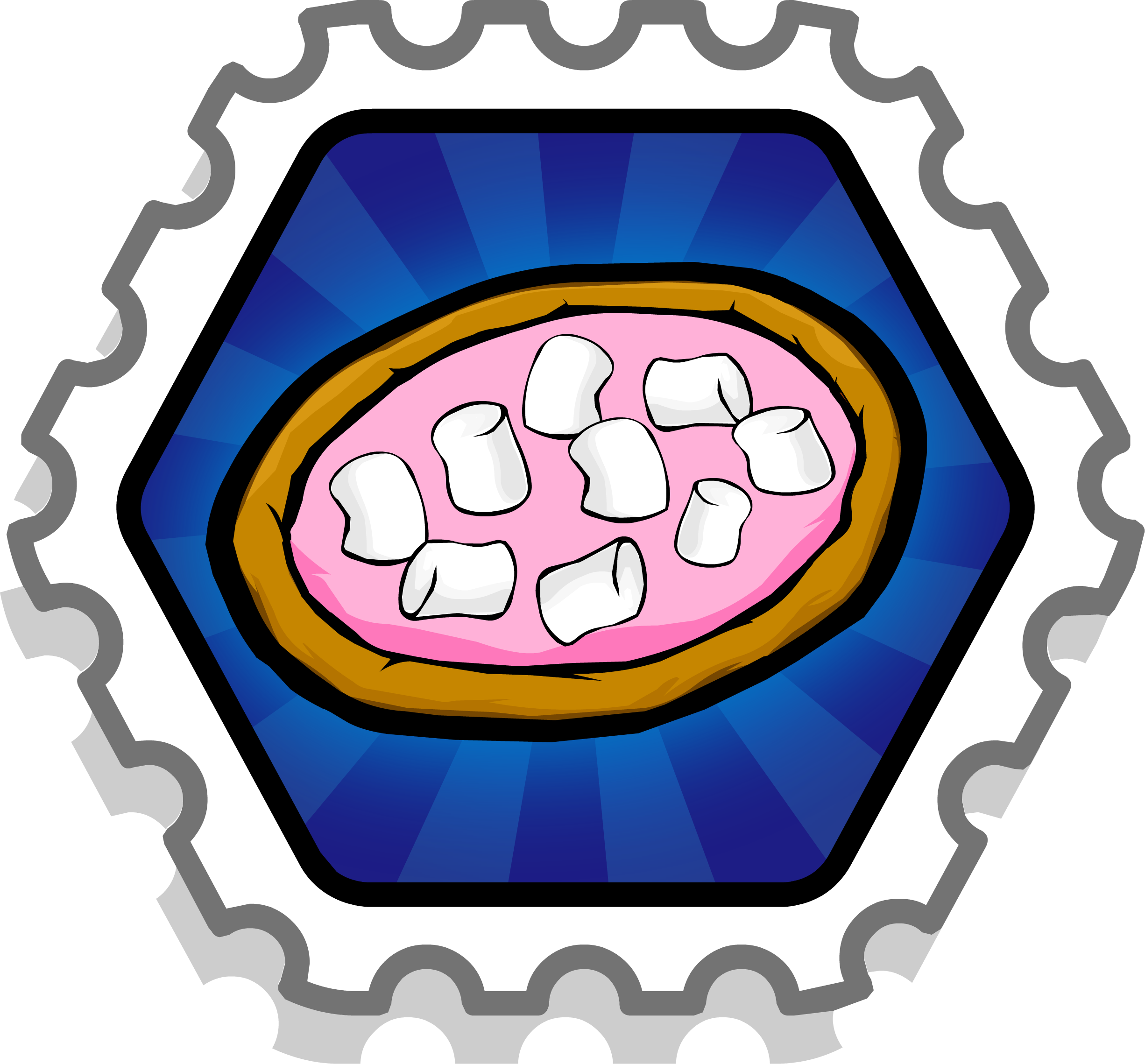 Club Penguin Rewritten Wiki - Club Penguin Sensei Stamp Clipart (2452x2279), Png Download