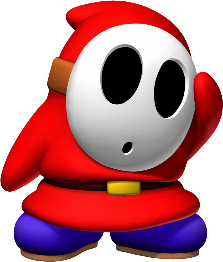 Super Mario Shy Guy Clipart (840x972), Png Download