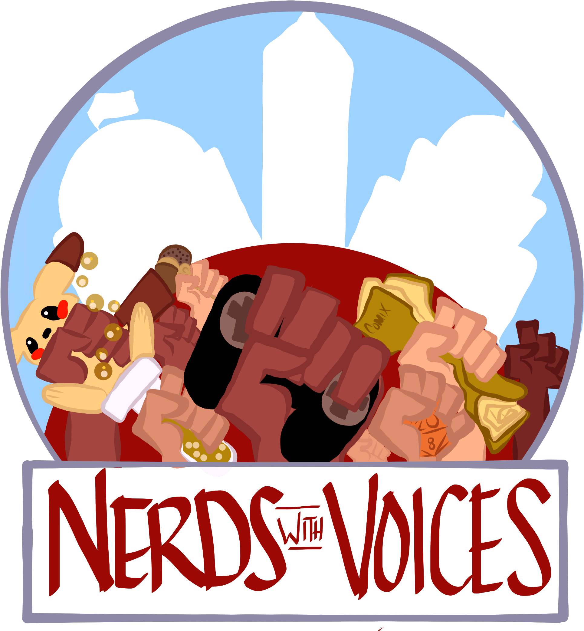 logo-for-the-nerds-with-voices-podcast-network-poster-clipart-full