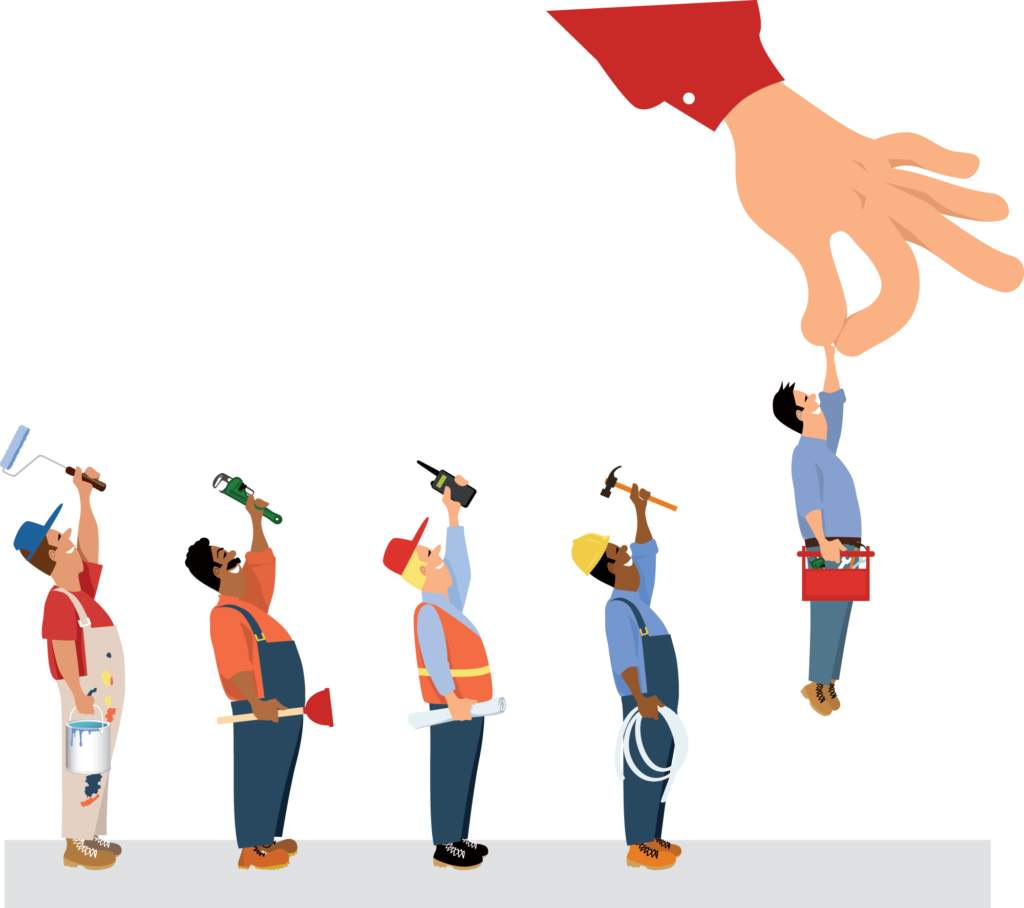 Choosing A Contractor Clipart (1024x908), Png Download