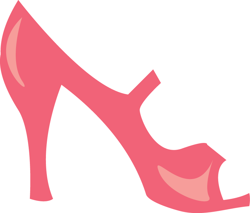 Heels Clipart File - Animados Zapato Mujer Png Transparent Png (811x690), Png Download