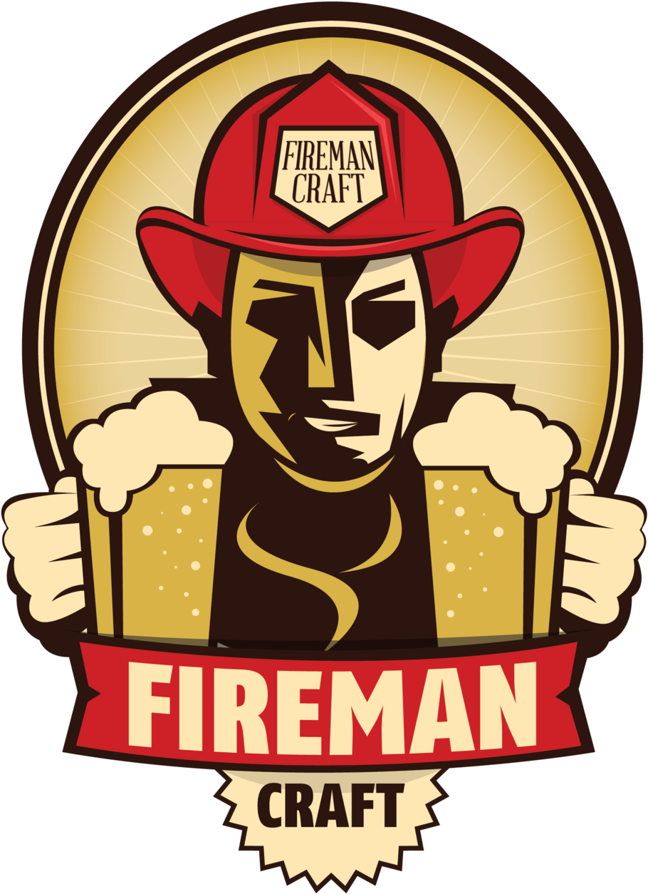 Fireman Craft-01 - Cartoon Clipart (1000x1365), Png Download