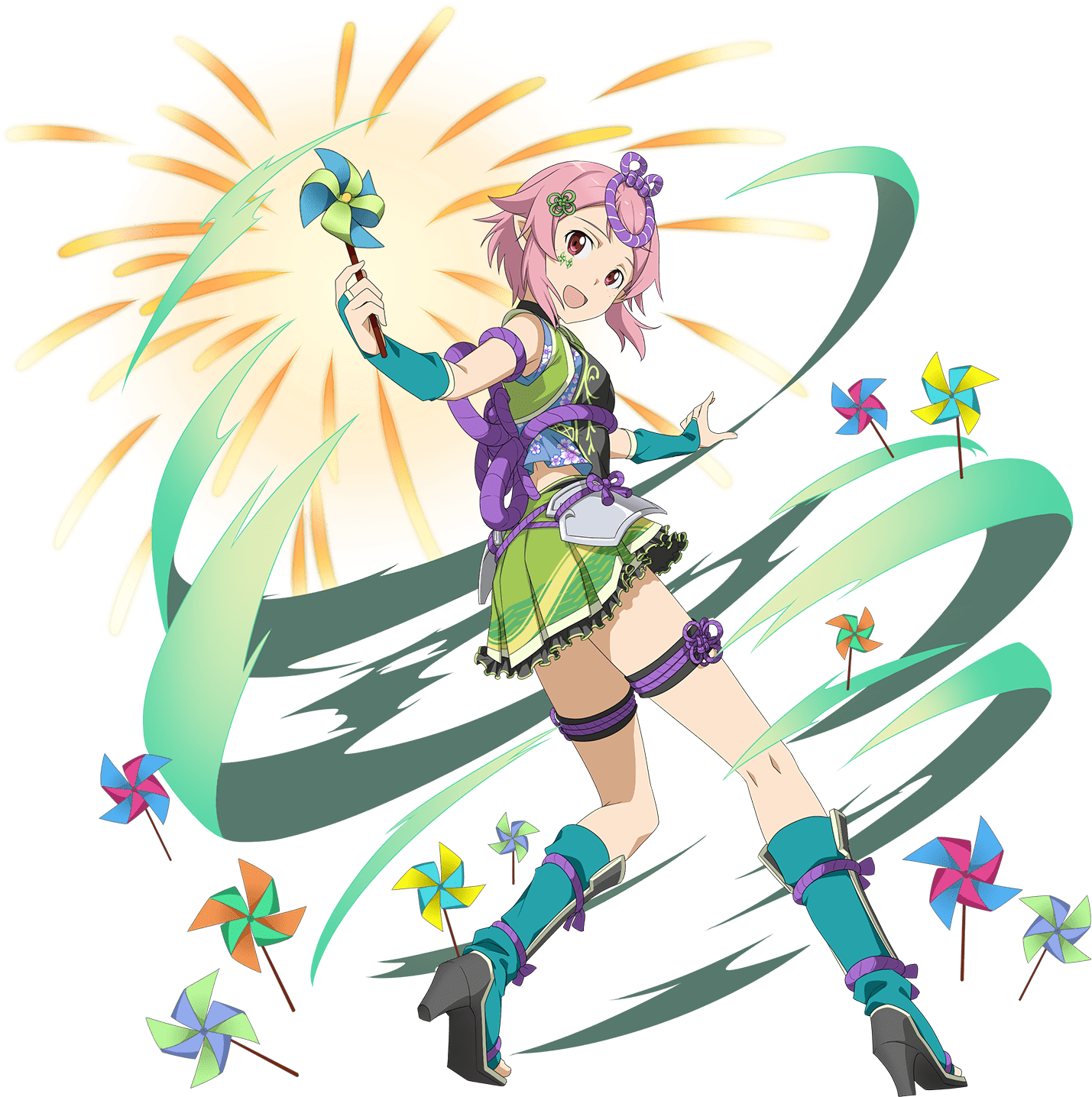 Asuna Clipart Design - Sword Art Online Memory Defrag Lisbeth - Png Download (1429x1436), Png Download