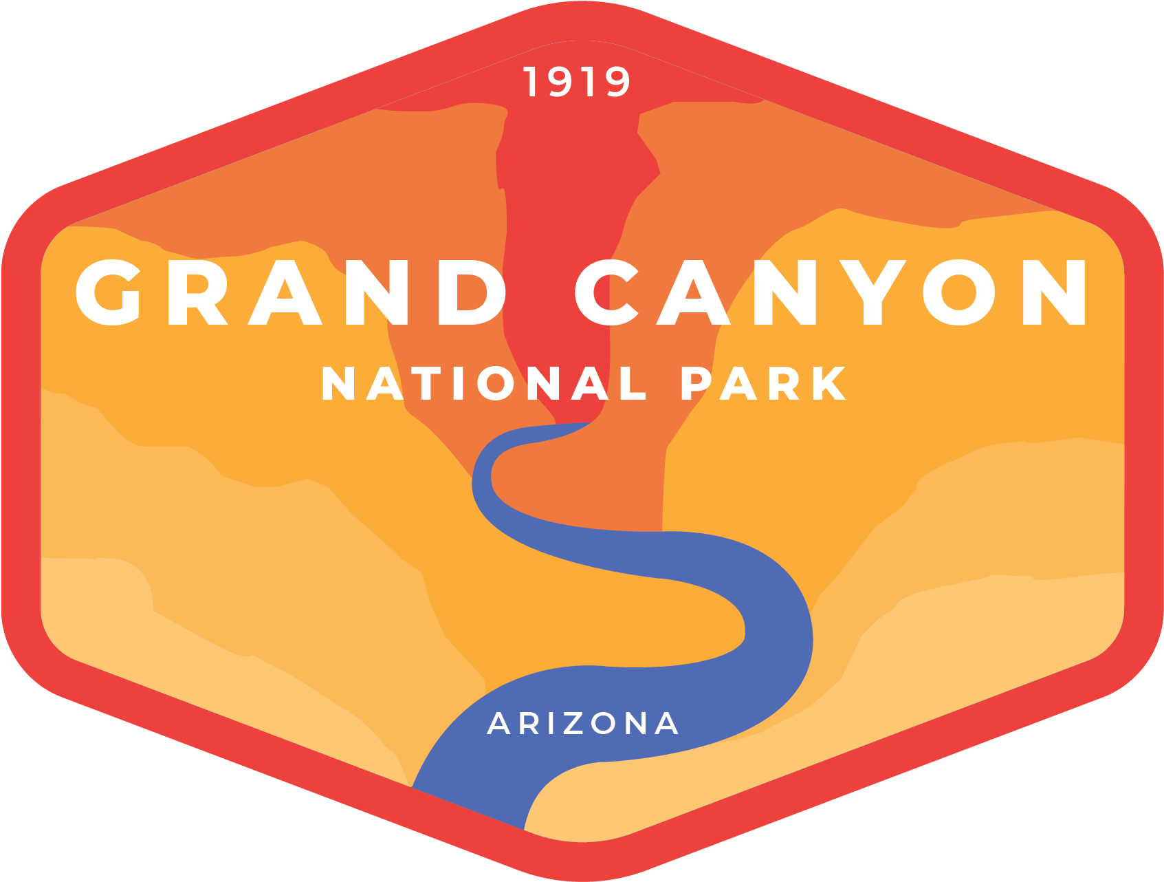 Grand Canyon National Logo Png Clipart (1728x1728), Png Download