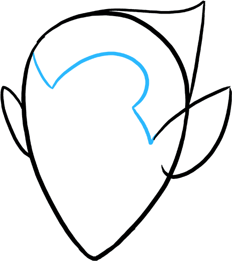 How To Draw A Vampire - Line Art Clipart (680x678), Png Download