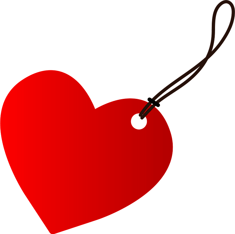 Heart Strap Clipart - Heart - Png Download (800x795), Png Download