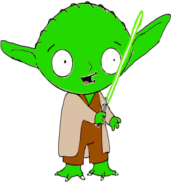 Transparent Cute Yoda Clipart - Png Download (711x758), Png Download