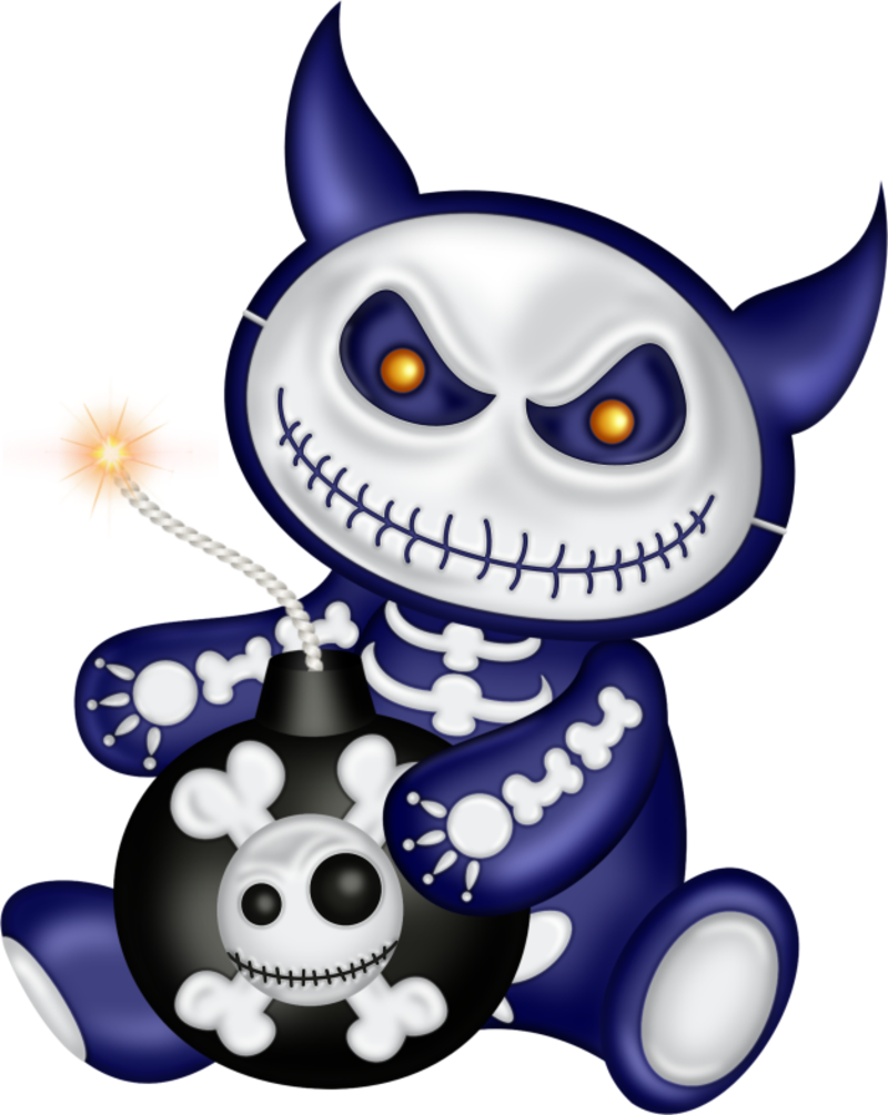 Halloween Monster Scary Clipart - Png Download (800x1005), Png Download