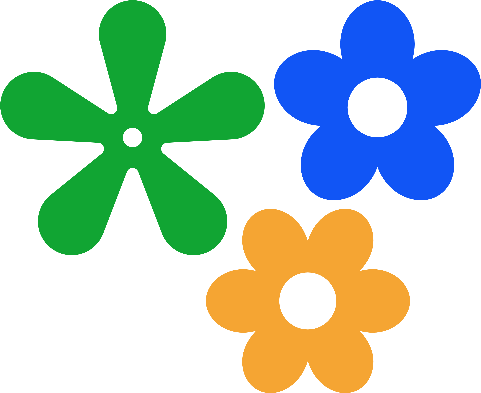 70s Flower - Flower Icon Clipart (1969x1607), Png Download