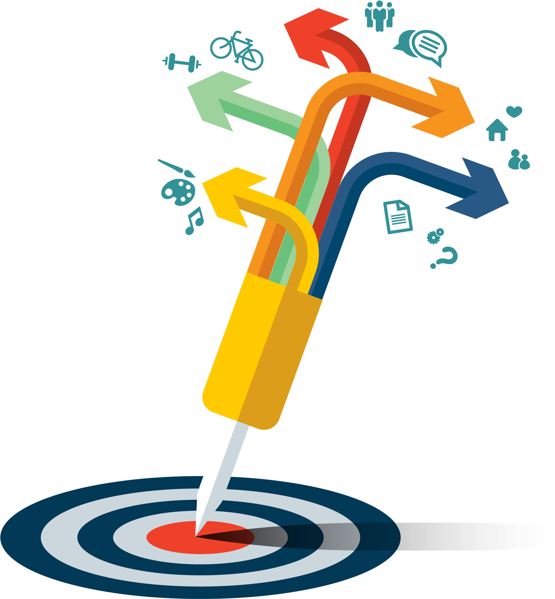 Aim Cliparts - Want To Be A Successful Person - Png Download (1898x2500), Png Download