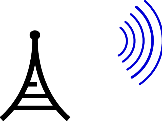 Transparent Radio Tower Clipart - Radio Wave Animated Gif - Png Download (640x480), Png Download