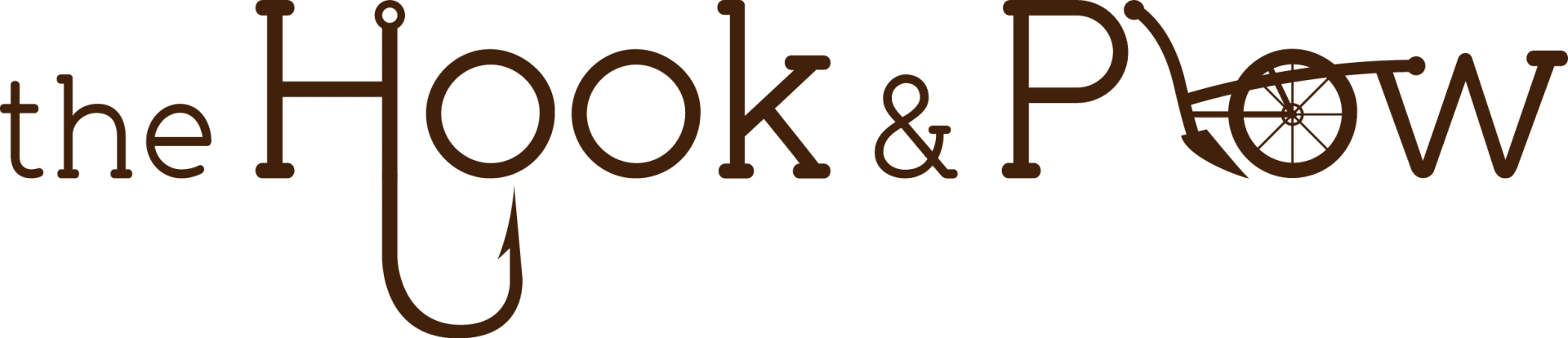 Hook And Plow Logo Clipart (1920x414), Png Download