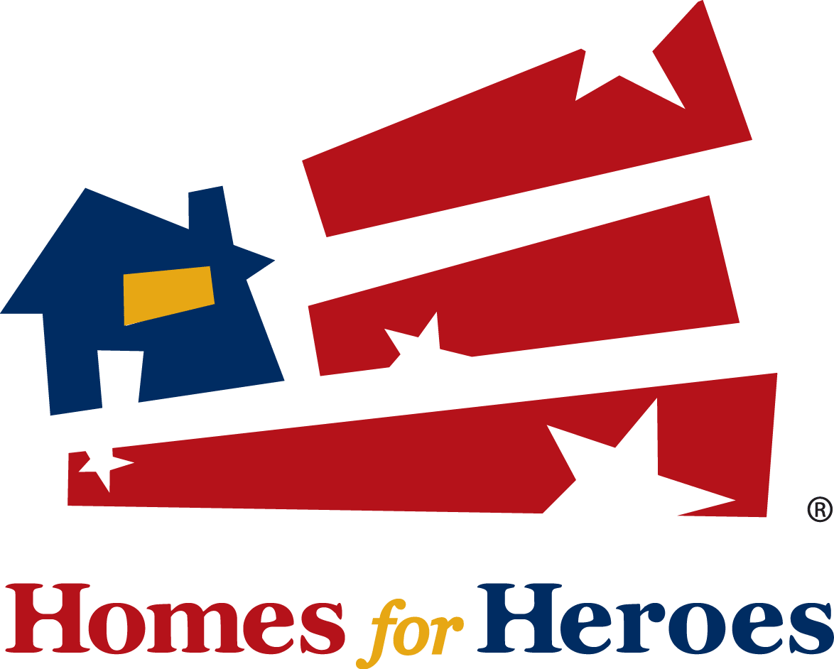 Buy Vector Home - Homes For Heroes Logo Clipart (1174x942), Png Download