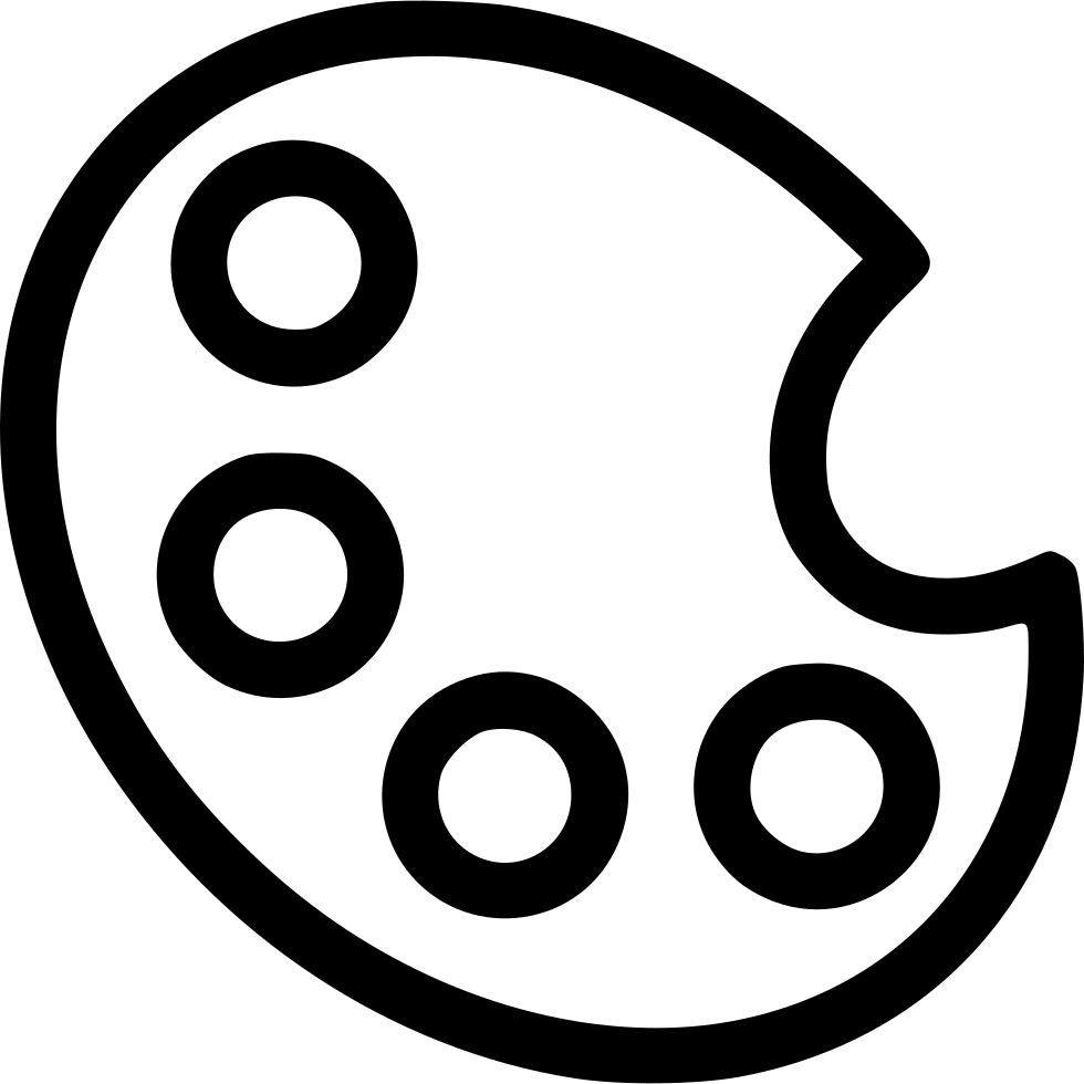 Artist Draw Palette - Artist Clipart (980x980), Png Download