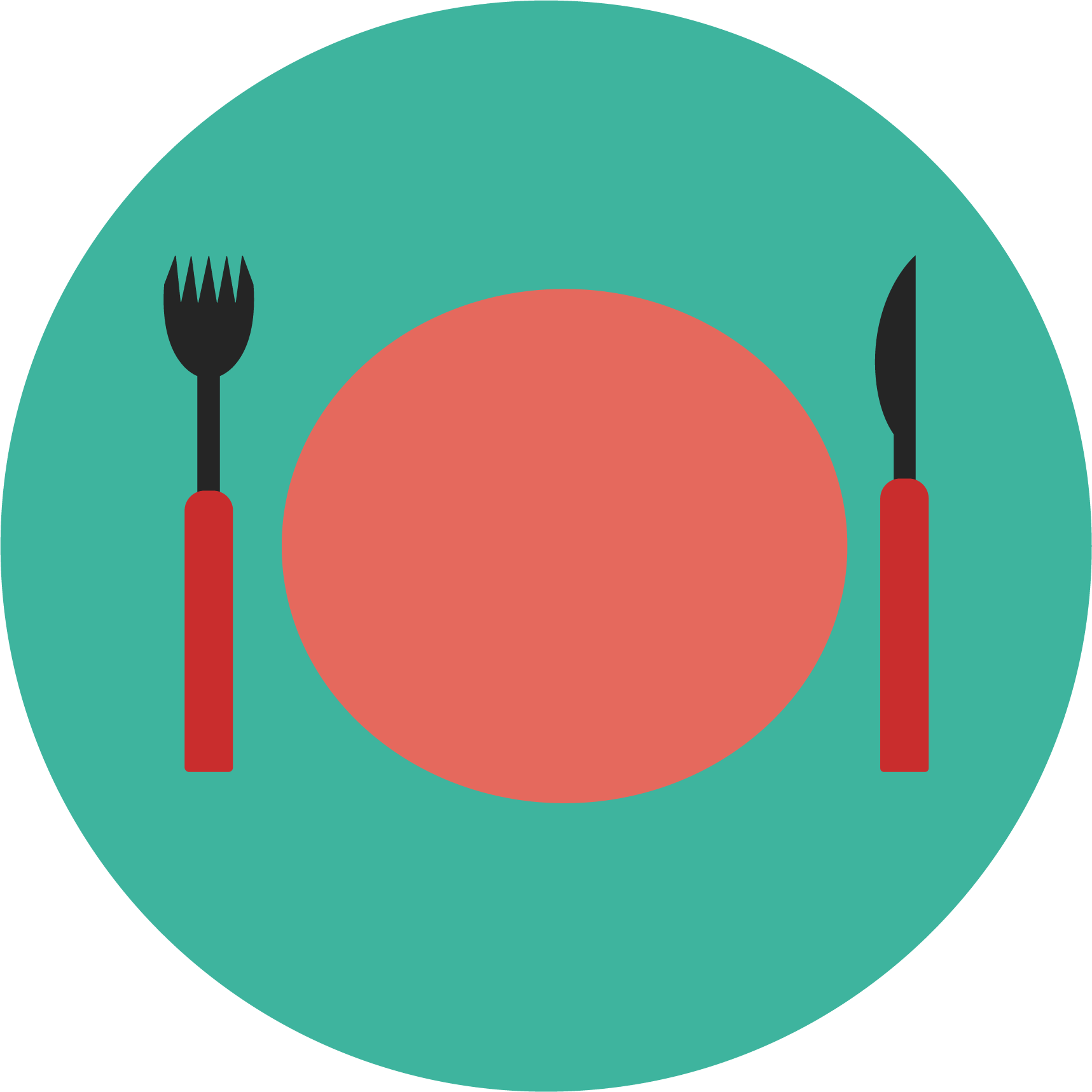 Transparent Food Drive Clip Art - Meal - Png Download (1717x1717), Png Download