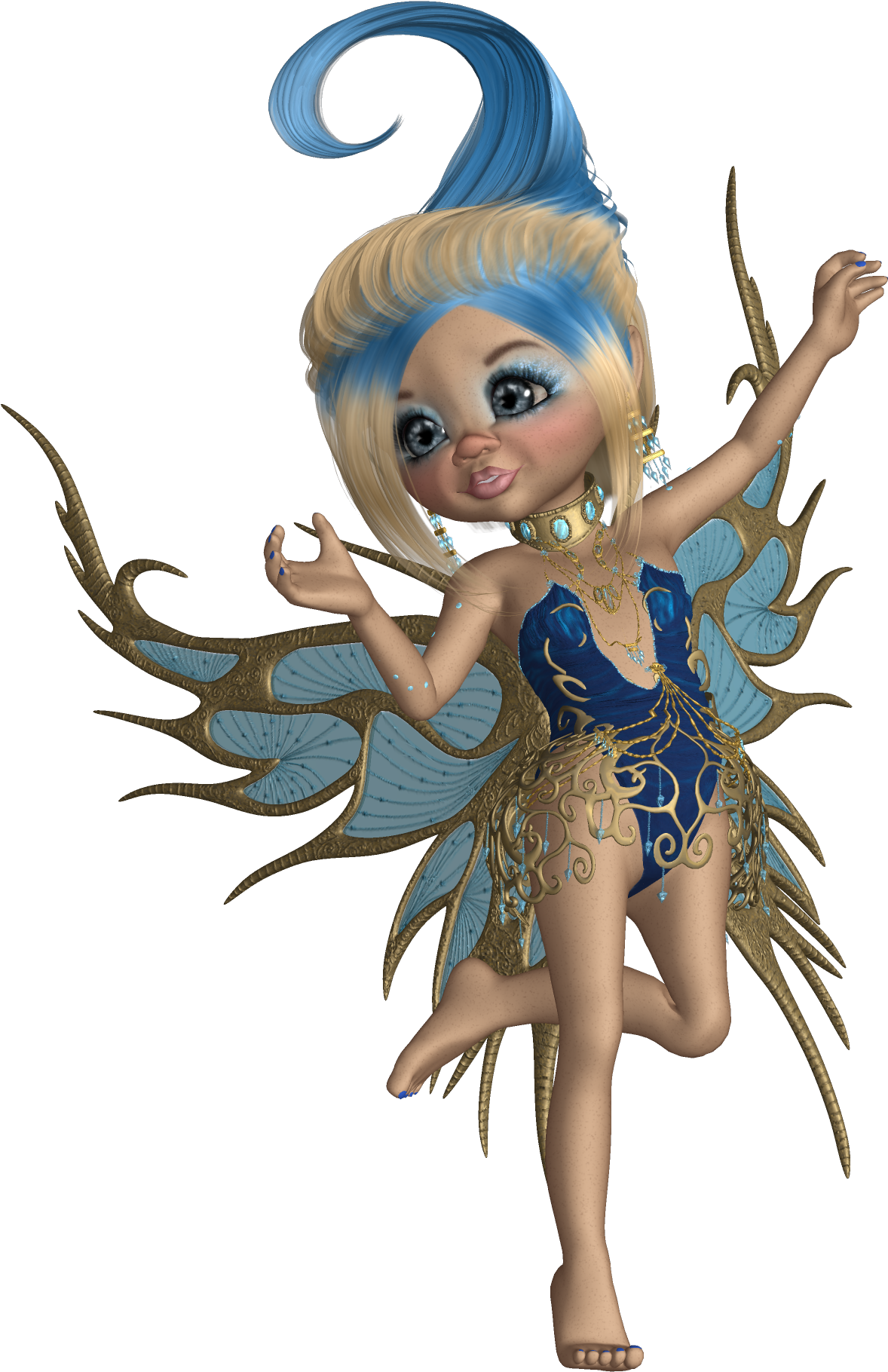 Transparent Fairy Troll - Figurine Clipart (2000x2000), Png Download
