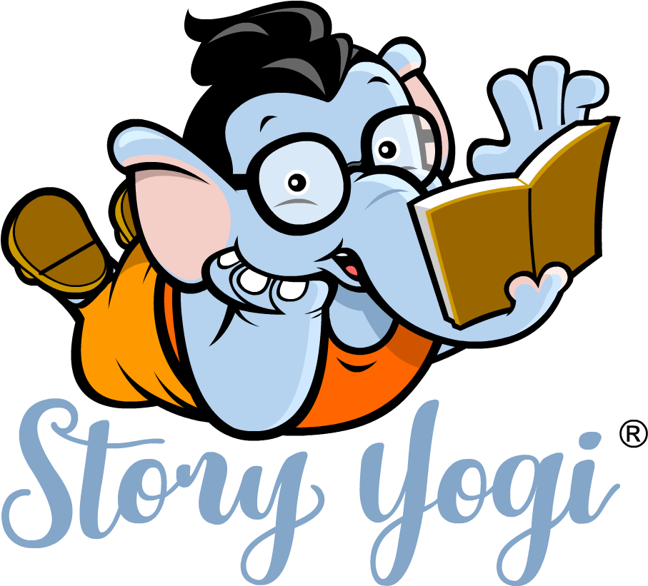 Story Yogi - Cartoon Clipart (1200x1200), Png Download