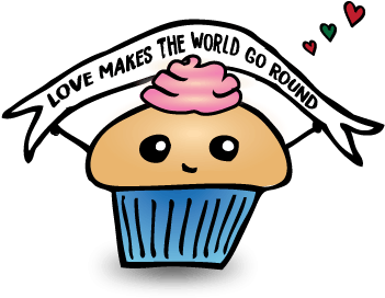 Cute Lovey Graphic Clipart (612x360), Png Download