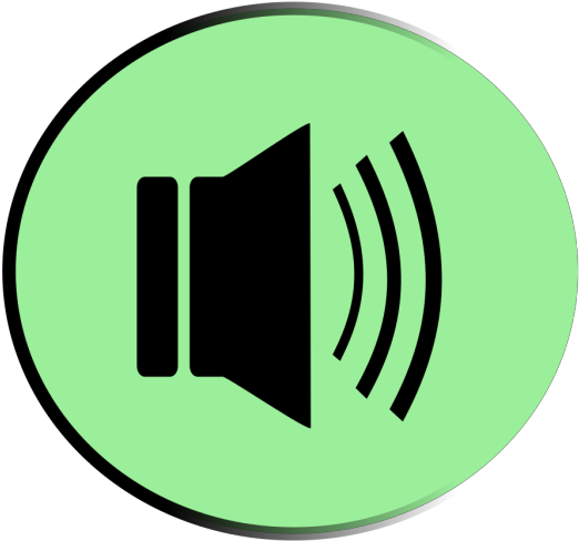 Speaker Button Png Clip Art - Audio Clipart Png Transparent Png (600x600), Png Download