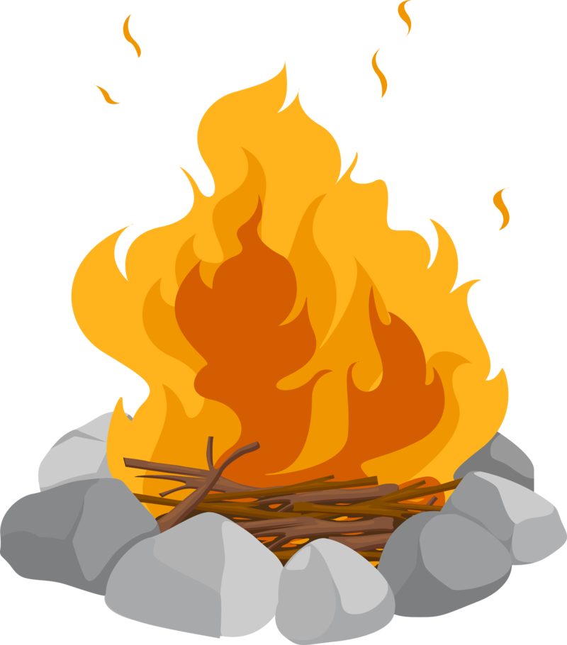 Time For Some Family Fun, Sin - Campfire Clipart Transparent Background - Png Download (800x910), Png Download