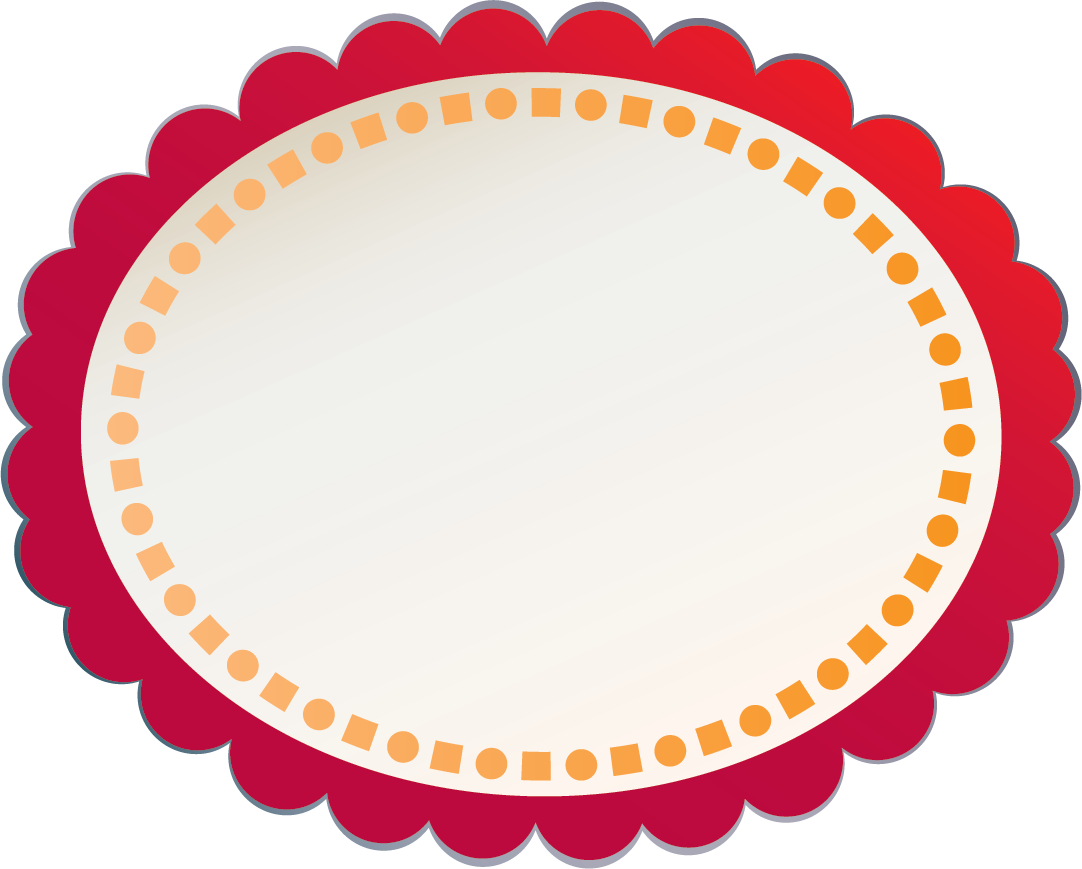 Transparent Wave Border Clipart - Christmas Gift Tag Circle - Png Download (1082x869), Png Download