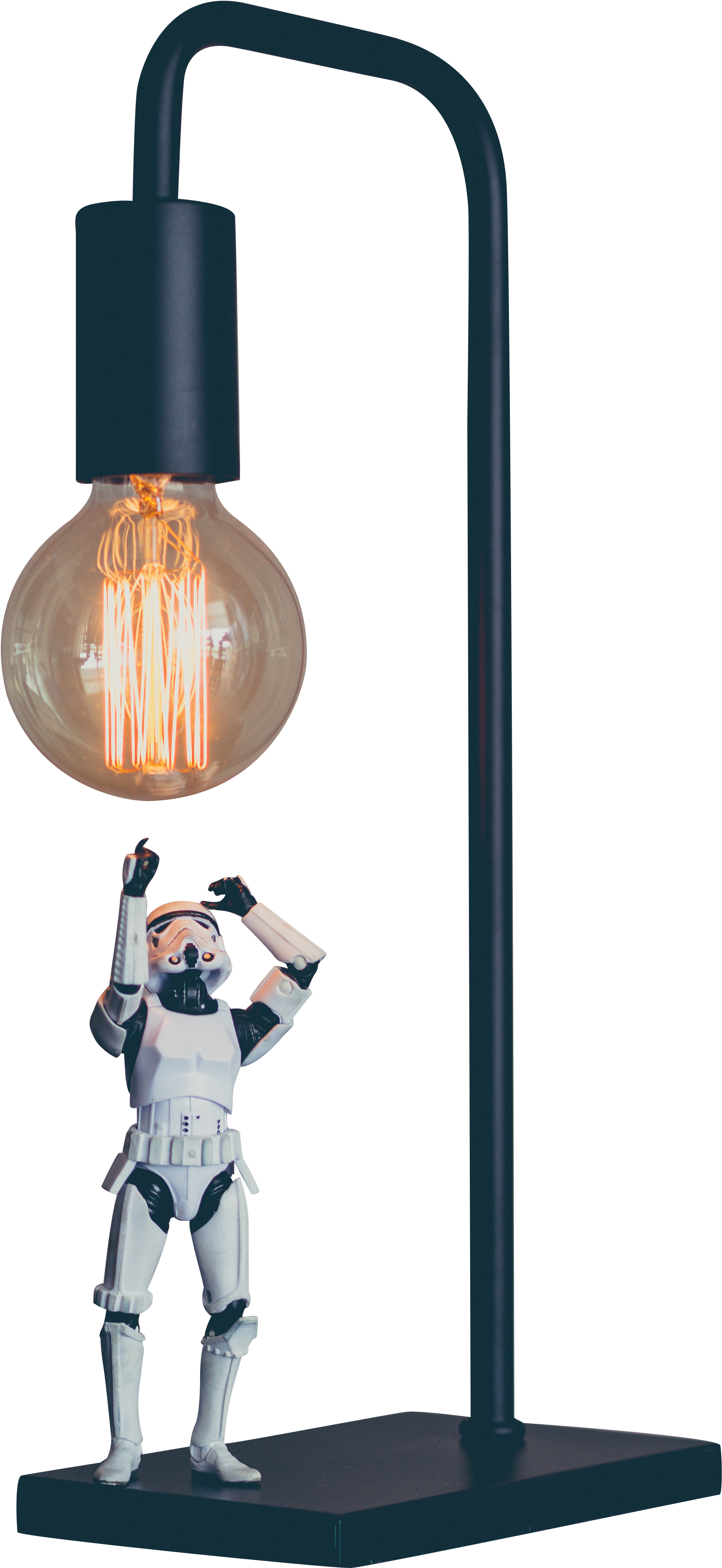 Storm Trooper Under Lamp - Incandescent Light Bulb Clipart (6000x4000), Png Download